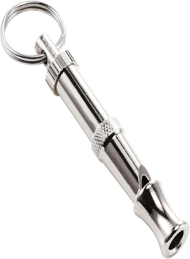 RoverPets Adjustable Dog Whistle to Stop Barking - Training Whistle with Keychain for Puppies, Cats, and Dogs, Silver (1 Pc) - Image 2
